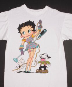 VINTAGE BETTY BOOP SINGER TEE SHIRT 1990S