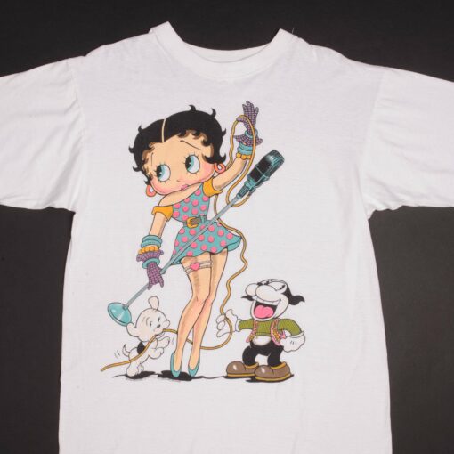 VINTAGE BETTY BOOP SINGER TEE SHIRT 1990S