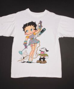 VINTAGE BETTY BOOP SINGER TEE SHIRT 1990S