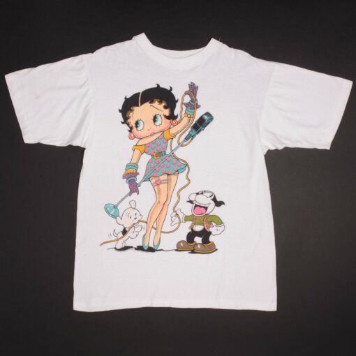 VINTAGE BETTY BOOP SINGER TEE SHIRT 1990S