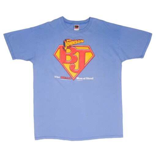 VINTAGE BIG JOHNSON THE REAL MAN OF STEEL TEE SHIRT