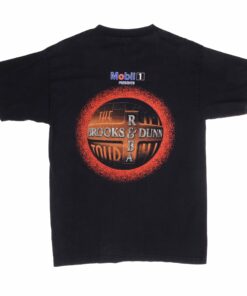 VINTAGE BROOKS DUNN REBA MCENTIRE 1997 TEE SHIRT MEDIUM MADE IN USA 3