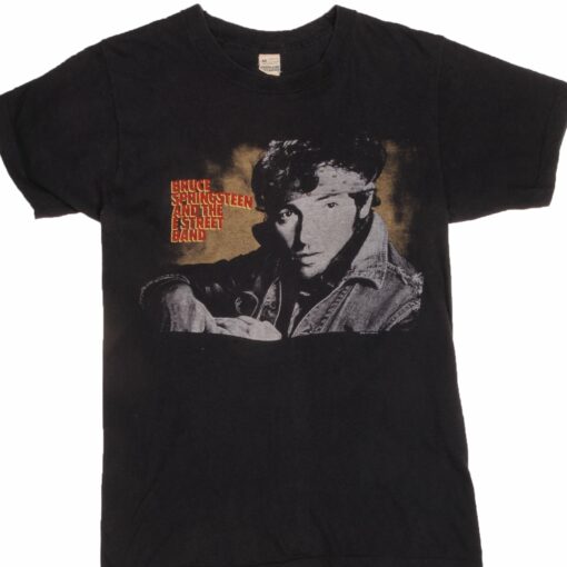 VINTAGE BRUCE SPRINGSTEEN & THE E STREET BAND TEE SHIRT 1985 SMALL MADE IN USA