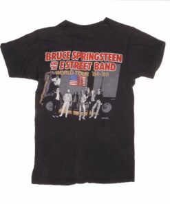 VINTAGE BRUCE SPRINGSTEEN & THE E STREET BAND TEE SHIRT 1985 SMALL MADE IN USA