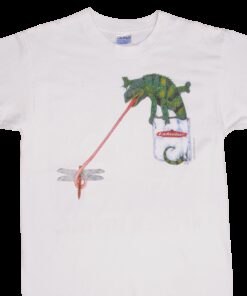 VINTAGE BUDWEISER CHAMELEON DRAGONFLY TEE SHIRT 1997 1