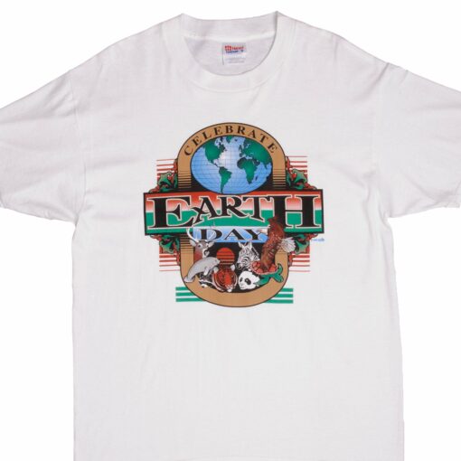 VINTAGE CELEBRATE EARTH DAY TEE SHIRT 1996