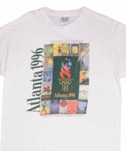 VINTAGE CHAMPION ATLANTA OLYMPICS 1996 TEE SHIRT SIZE XL MADE IN USA 1