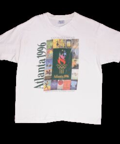 VINTAGE CHAMPION ATLANTA OLYMPICS 1996 TEE SHIRT SIZE XL MADE IN USA 1 VINTAGE CHAMPION ATLANTA OLYMPICS 1996 TEE SHIRT SIZE XL MADE IN USA 2