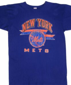 VINTAGE CHAMPION MLB NEW YORK METS TEE SHIRT 1988 SIZE LARGE MADE IN USA