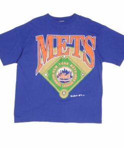 VINTAGE CHAMPION MLB NEW YORK METS TEE SHIRT 1994