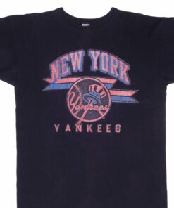 VINTAGE CHAMPION MLB NEW YORK YANKEES TEE SHIRT 1980S SIZE LARGE MADE IN USA