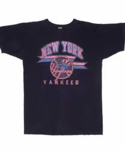 VINTAGE CHAMPION MLB NEW YORK YANKEES TEE SHIRT 1980S SIZE LARGE MADE IN USA
