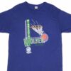 VINTAGE CHAMPION NBA MINNESOTA TIMBERWOLVES TEE SHIRT 1980S XL MADE USA
