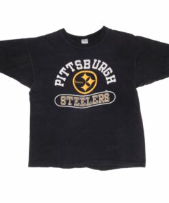 VINTAGE CHAMPION NFL PITTSBURGH STEELERS TEE SHIRT 1980S LARGE MADE IN USA VINTAGE CHAMPION NFL PITTSBURGH STEELERS TEE SHIRT 1980S LARGE MADE IN USA