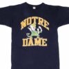 VINTAGE CHAMPION NOTRE DAME UNIVERSITY 1980S TEE SHIRT LARGE MADE IN USA