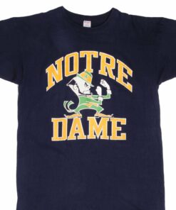 VINTAGE CHAMPION NOTRE DAME UNIVERSITY 1980S TEE SHIRT LARGE MADE IN USA VINTAGE CHAMPION NOTRE DAME UNIVERSITY 1980S TEE SHIRT LARGE MADE IN USA