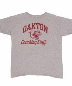 VINTAGE CHAMPION OAKTON TEE SHIRT EARLY 1980S SIZE XL MADE IN USA 1 VINTAGE CHAMPION OAKTON TEE SHIRT EARLY 1980S SIZE XL MADE IN USA 2