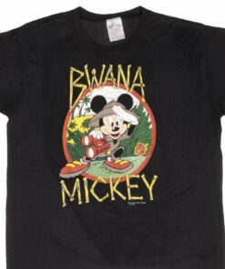 VINTAGE DISNEY BWANA MICKEY MOUSE 1980S TEE SHIRT SIZE XL MADE IN USA VINTAGE DISNEY BWANA MICKEY MOUSE 1980S TEE SHIRT SIZE XL MADE IN USA