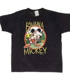 VINTAGE DISNEY BWANA MICKEY MOUSE 1980S TEE SHIRT SIZE XL MADE IN USA VINTAGE DISNEY BWANA MICKEY MOUSE 1980S TEE SHIRT SIZE XL MADE IN USA