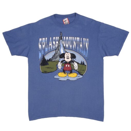 VINTAGE DISNEY MICKEY MOUSE SPLASH MOUNTAIN 1990S TEE SHIRT XL MADE USA