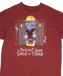 VINTAGE DISNEY THE TWILIGHT ZONE TOWER OF TERROR 1990S TEE SHIRT 2XL MADE IN USA VINTAGE DISNEY THE TWILIGHT ZONE TOWER OF TERROR 1990S TEE SHIRT 2XL MADE IN USA