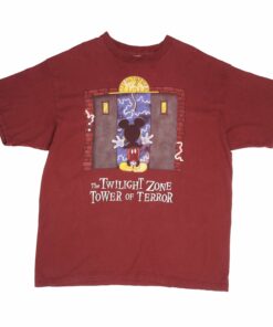 VINTAGE DISNEY THE TWILIGHT ZONE TOWER OF TERROR 1990S TEE SHIRT 2XL MADE IN USA VINTAGE DISNEY THE TWILIGHT ZONE TOWER OF TERROR 1990S TEE SHIRT 2XL MADE IN USA