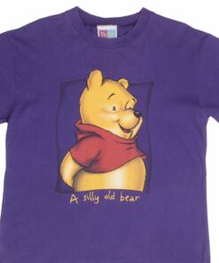 VINTAGE DISNEY WINNIE THE POOH A SILLY OLD BEAR 1990S TEE SHIRT 1
