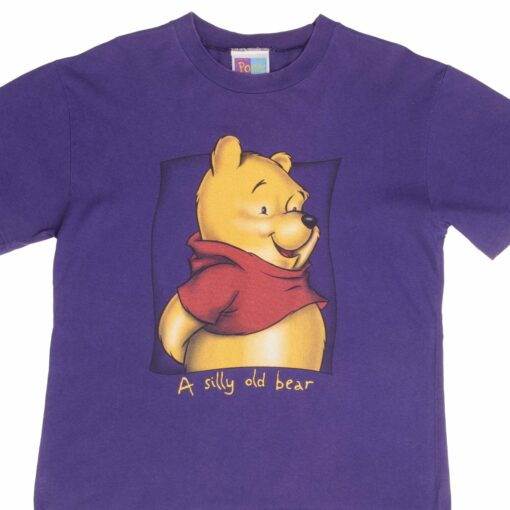 VINTAGE DISNEY WINNIE THE POOH A SILLY OLD BEAR 1990S TEE SHIRT