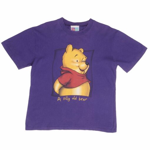 VINTAGE DISNEY WINNIE THE POOH A SILLY OLD BEAR 1990S TEE SHIRT