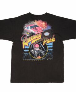 VINTAGE DRAG RACING NHRA RACEWAY PARK ENGLISHTOWN NJ 1992 TEE SHIRT 3