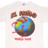 VINTAGE EL NINO Y LA NINA WORLD TOUR CLIMATE PATERN TEE SHIRT 1990S LARGE