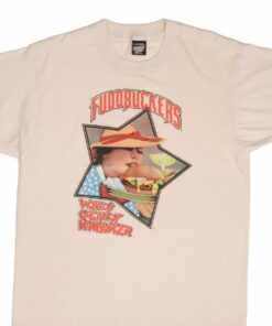 VINTAGE FUDDRUCKERS WORLDS GREATEST BURGERS TEE SHIRT 1990S LARGE MADE USA 1