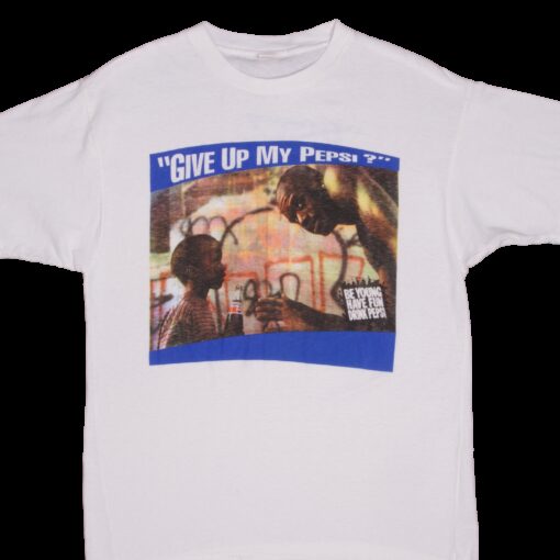 VINTAGE GIVE UP MY PEPSI COLA SHAQ O’NEIL TEE SHIRT 1990S