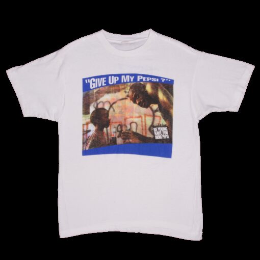 VINTAGE GIVE UP MY PEPSI COLA SHAQ O’NEIL TEE SHIRT 1990S