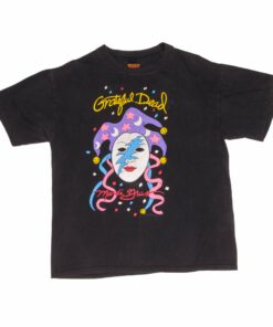 VINTAGE GRATEFUL DEAD MARDI GRAS TEE SHIRT 1990 SIZE LARGE MADE IN USA