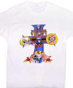 VINTAGE GUNS N ROSES APPETITE FOR DESTRUCTION TEE SHIRT 1987 SIZE MEDIUM MADE IN USA 1