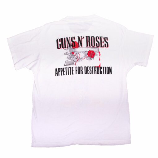 VINTAGE GUNS N’ ROSES APPETITE FOR DESTRUCTION TEE SHIRT 1987 SIZE MEDIUM MADE IN USA