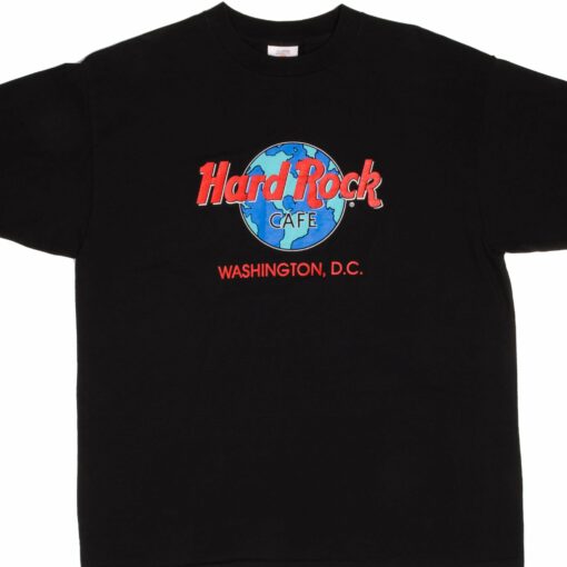 VINTAGE HARD ROCK CAFE WASHINGTON DC TEE SHIRT 1990S SIZE XL MADE IN USA