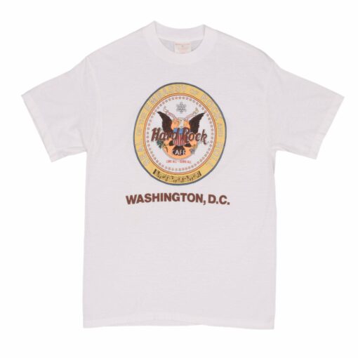 VINTAGE HARD ROCK CAFE WASHINGTON DC TEE SHIRT EARLY 1990S SZE SMALL MADE IN USA