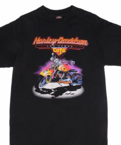 VINTAGE HARLEY DAVIDSON CAFE LAS VEGAS TEE SHIRT 1990S MEDIUM MADE USA