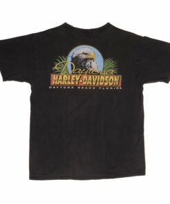 VINTAGE HARLEY DAVIDSON DAYTONA BEACH FL TEE SHIRT 2000 SIZE LARGE MADE IN USA 3