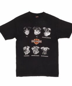 VINTAGE HARLEY DAVIDSON ENGINE 2000 TEE SHIRT SIZE MEDIUM MADE IN USA