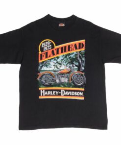 VINTAGE HARLEY DAVIDSON FLATHEAD TEE SHIRT 1991 SIZE XL MADE IN USA