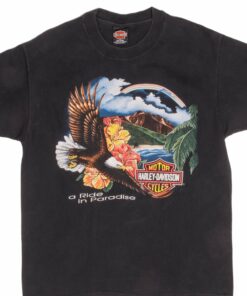 VINTAGE HARLEY DAVIDSON HAWAII 1990S TEE SHIRT SIZE LARGE MADE IN USA VINTAGE HARLEY DAVIDSON HAWAII 1990S TEE SHIRT SIZE LARGE MADE IN USA