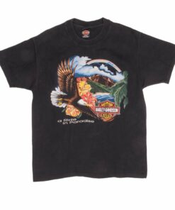 VINTAGE HARLEY DAVIDSON HAWAII 1990S TEE SHIRT SIZE LARGE MADE IN USA