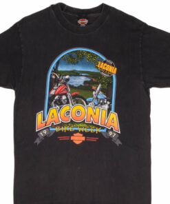 VINTAGE HARLEY DAVIDSON LACONIA TEE SHIRT 1997 SIZE MEDIUM MADE IN USA VINTAGE HARLEY DAVIDSON LACONIA TEE SHIRT 1997 SIZE MEDIUM MADE IN USA