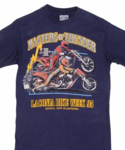 VINTAGE HARLEY DAVIDSON MASTER OF THUNDER TEE SHIRT 1995 SIZE SMALL MADE IN USA VINTAGE HARLEY DAVIDSON MASTER OF THUNDER TEE SHIRT 1995 SIZE SMALL MADE IN USA