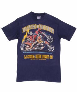 VINTAGE HARLEY DAVIDSON MASTER OF THUNDER TEE SHIRT 1995 SIZE SMALL MADE IN USA