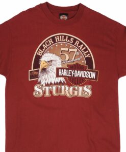VINTAGE HARLEY DAVIDSON STURGIS BLACK HILLS RALLY TEE SHIRT 1997 XL MADE IN USA