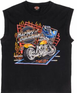 VINTAGE HARLEY DAVIDSON TEE SHIRT 1995 SIZE LARGE MADE IN USA